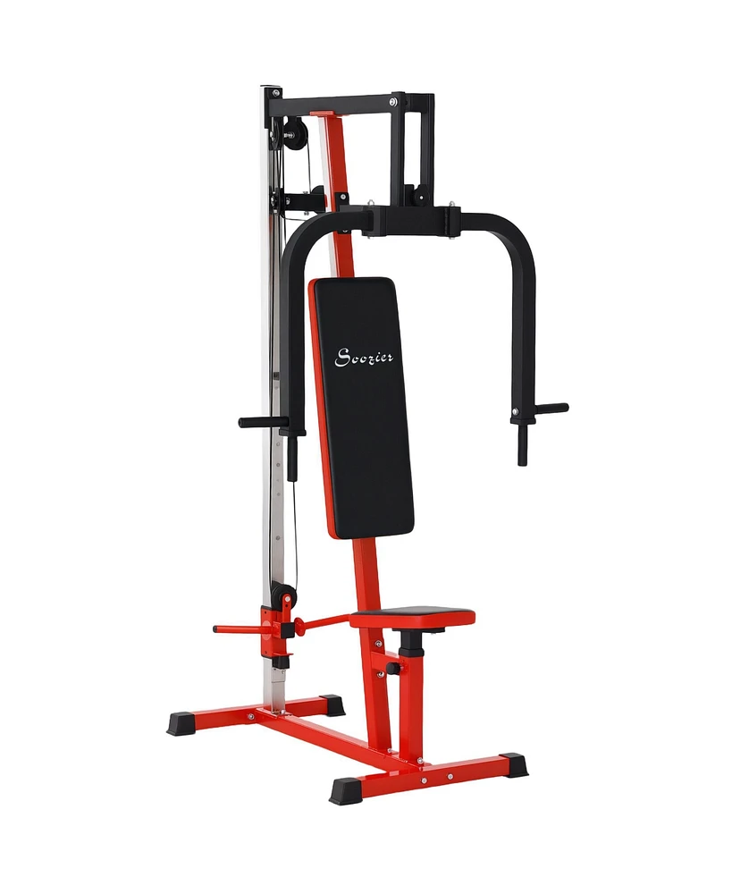 Soozier Chest Fly and Press Machine for Upper Body Training,