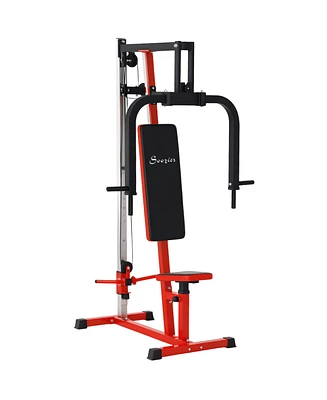 Soozier Chest Fly and Press Machine for Upper Body Training,