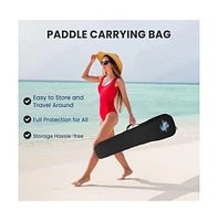 SereneLife Adjustable 3-Piece Sup Paddle with Carry Bag