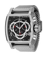 Invicta Men's 46007 S1 Rally Quartz Chronograph Black, Silver Dial Watch