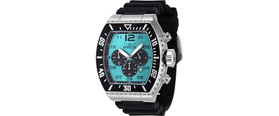 Invicta Men's 47285 Pro Diver Quartz Chronograph Black, Turquoise Dial Watch