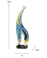 Dale Tiffany 16.5" Artesia Giraffe Art Glass Figurine