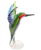 Dale Tiffany 10" Hummingbird Art Glass Figurine