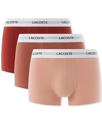 Lacoste Men's Stretch 3" Trunks - 3-pack