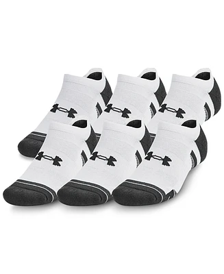 Under Armour Men's Performance Tech No Show Socks - 6-pack