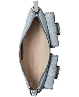 Michael Kors Zoe Small Denim Convertible Shoulder Bag