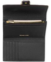 Michael Kors Nolita Medium Flap Trifold Leather Wallet