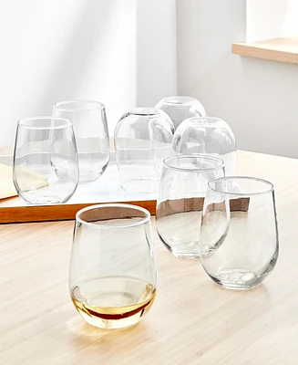 Arch Studio Stemless Wine Glasses, Set of 8, Exclusively at Macy's