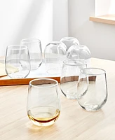 Arch Studio Stemless Wine Glasses, Set of 8, Exclusively at Macy's