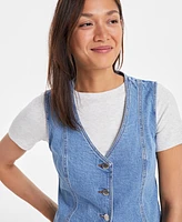 On 34th Women's Denim Vest, Exclusively at Macy's