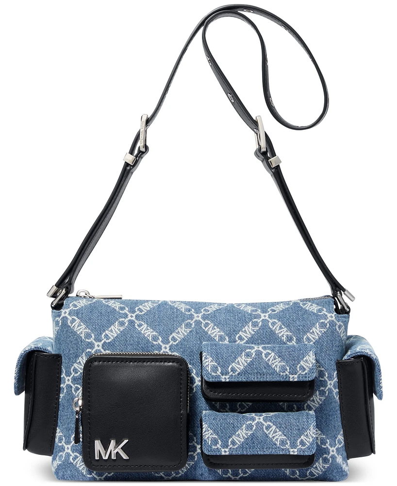 Michael Michael Kors Dakota Small Pocket Denim Shoulder Bag