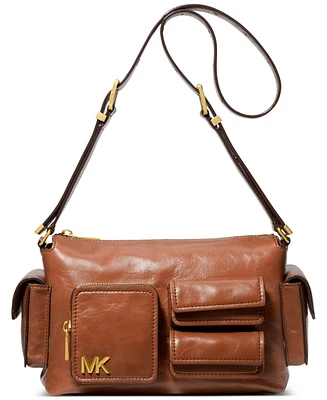 Michael Michael Kors Dakota Small Pocket Leather Shoulder Bag