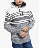X-Ray Men's Stripe Pattern Hooded Sweater