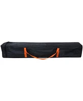 Large Duffle Bag - Long Camping Bag for Tent or Equipment - Canopy Replacement Storage - Heavy-Duty - Black - 54 Inch