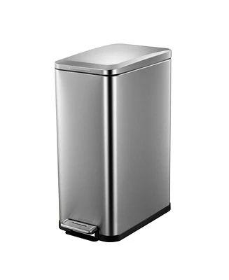 gaomon 50 L / 13 Gal Hands-Free Stainless Steel Commercial/Kitchen Step Trash Can