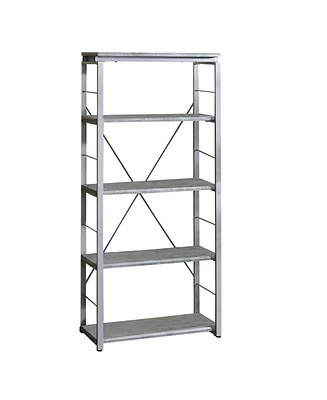 Slickblue Industrial Bookshelf – Stylish and Durable Storage for Living Room, Office, or Home Library