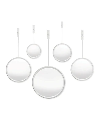 Maison Noir Pendulum Mirrors, Set Of 5