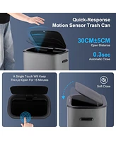 gaomon Automatic Trash Can with Lid,13 Gallon Smart Trash Can