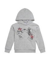 Minnie Mouse Girls Disney Fleece Pullover Hoodie and Pants Outfit Set