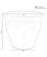 Round Ceramic Planter