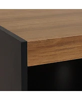 Sunnydaze Decor Mid-Century Modern Tv Stand for 58-Inch - Entertainment Living Room, Den, or Family Room