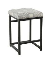Slickblue Counter Stool with Geometric Pattern – Modern Design for Kitchen & Bar Seating