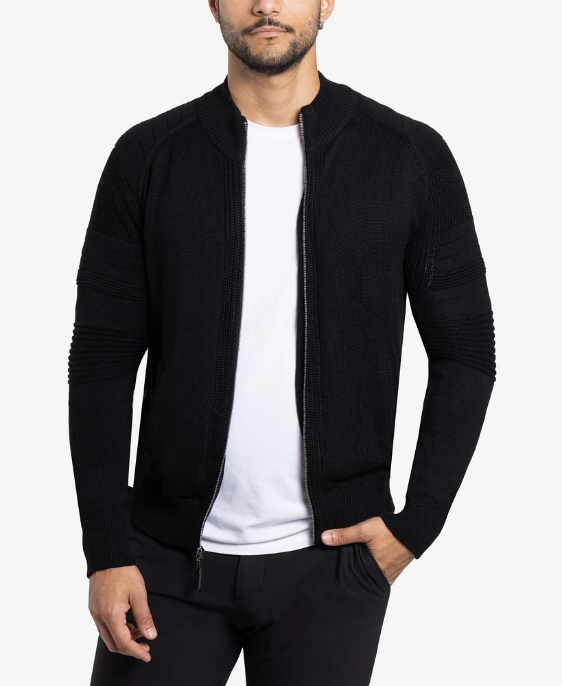 X-Ray Men's Full-Zip Sweater Jacket