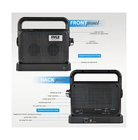 Pyle Wireless Tv Speaker with Transmitter and Rechargeable Battery