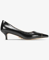Things Ii Come Women's Jacey Luxurious Pointed-Toe Kitten Heel Pumps