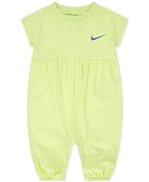 Nike Baby Girls Swoosh Motion Jacquard Jersey Jumpsuit