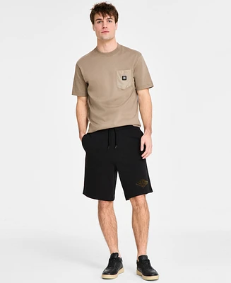Hugo Boss Men's Cotton Relaxed 9" Pull-On Shorts