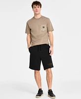 Hugo Boss Men's Cotton Relaxed 9" Pull-On Shorts
