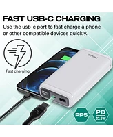 Philco Power Bank 20000mAh, Pd 22.5W Fast Charger, Portable External Battery Pack with Usb-c & Usb-a Outputs