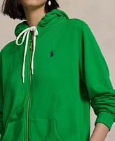 Polo Ralph Lauren Women's Cotton Fleece Full-Zip Hoodie Sweatshirt