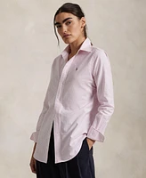 Polo Ralph Lauren Women's Stretch Slim Fit Striped Oxford Shirt