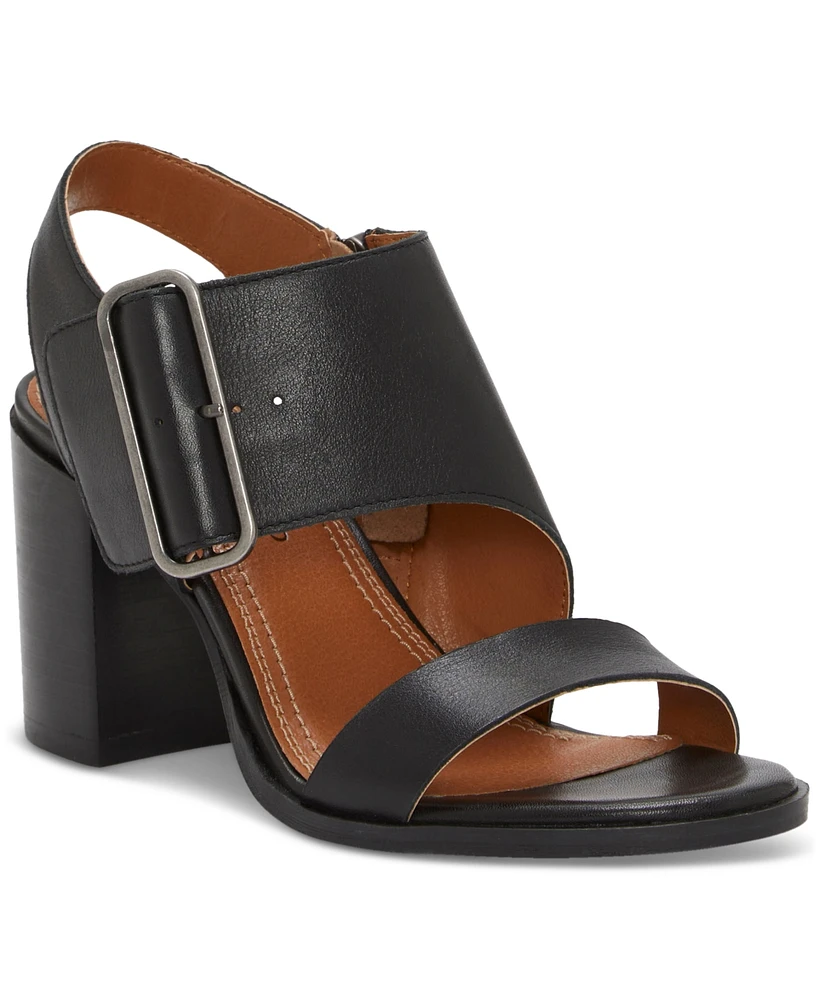 Lucky Brand Women's Darnah Cutout Block-Heel City Sandals