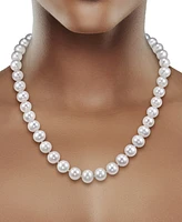 Macy's Cultured Freshwater Pearl (9-1/2-10-1/2mm) 18" Strand Necklace in 14k Yellow Gold