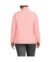 Lands' End Women's Plus Size Anyweather Fleece Full Zip Jacket