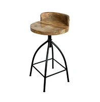 Slickblue Industrial Style Counter Height Stool – Modern and Durable Seating for Kitchen & Bar