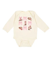 Sweet Wink Baby Girls Coquette Cowgirl Long Sleeve Bodysuit