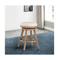 Slickblue Wood Counter Stool with Swivel Seat – Stylish and Durable Seating for Kitchen & Dining