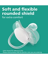 Philips Avent Ultra Soft Pacifier 0-6m, lychee elephant / lilac palms, 8 pack