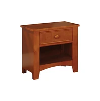 Slickblue Omnus Wooden Nightstand with Stylish Design and Storage