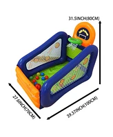 Sugift Kids Play Center Ball Pit Inflatable for Indoor and Outdoor