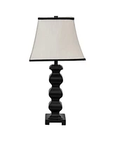 Sunnydaze Decor Stately Shapes Resin Accent Table Lamp Set of 2 - 29" H - Modern Tall Bedside Lamps - Plug-In Electric - Bulb Included