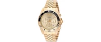 Invicta Men's Pro Diver Quartz Chronograph Gold Dial Watch