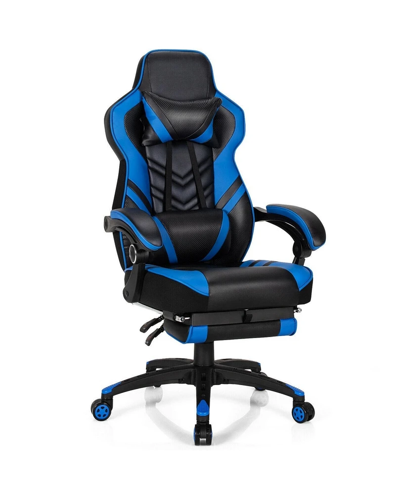 Gouun Adjustable Gaming Chair with Footrest for Home Office