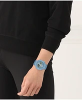 Lacoste Women's LC33 Light Blue Silicone Strap Watch, 40mm