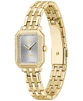 Lacoste Women's Parisienne Gold Tone Stainless Steel Bracelet Watch, 28.3 x 20.7mm