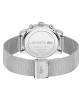 Lacoste Men's Replay Silver Tone Stainless Steel Mesh Bracelet Watch